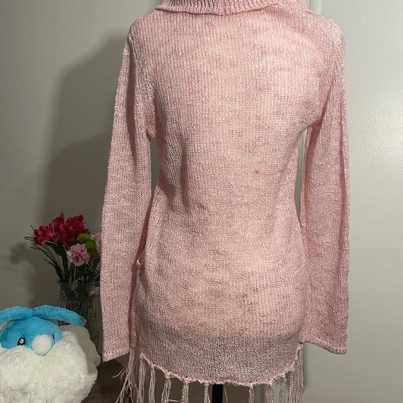 San Francisco Blush Pink Cowl Neck Sweater Size M NWOT - Picture 4 of 15